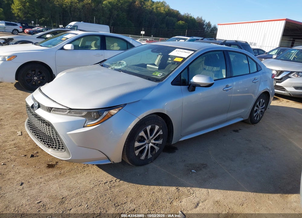 2022 TOYOTA COROLLA HYBRID LE VIN: JTDEAMDE4N3007748