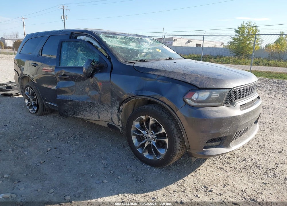2019 DODGE DURANGO GT AWD VIN: 1C4RDJDG6KC755082