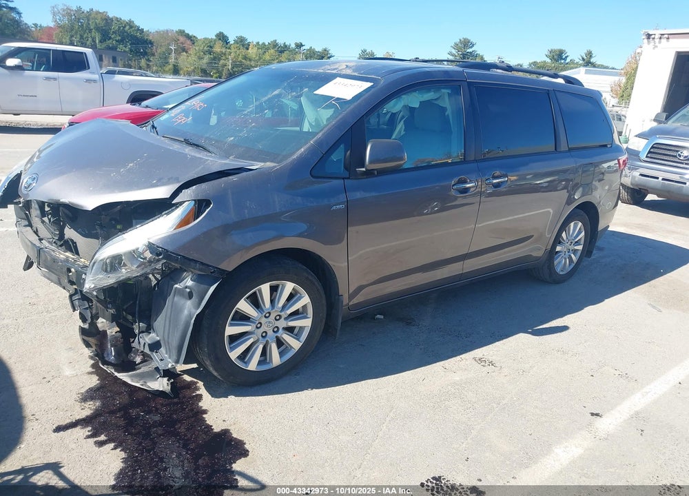 2017 TOYOTA SIENNA XLE PREMIUM 7 PASSENGER VIN: 5TDDZ3DC2HS153596