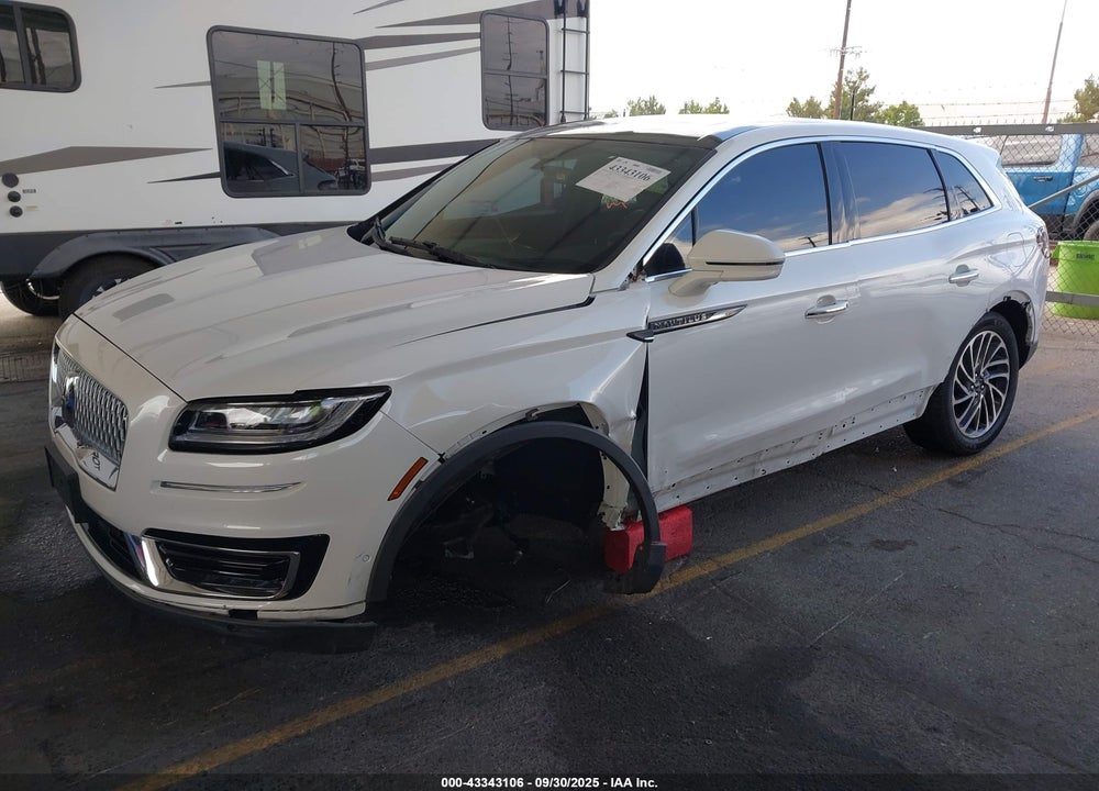 2020 LINCOLN NAUTILUS RESERVE VIN: 2LMPJ6K93LBL30910