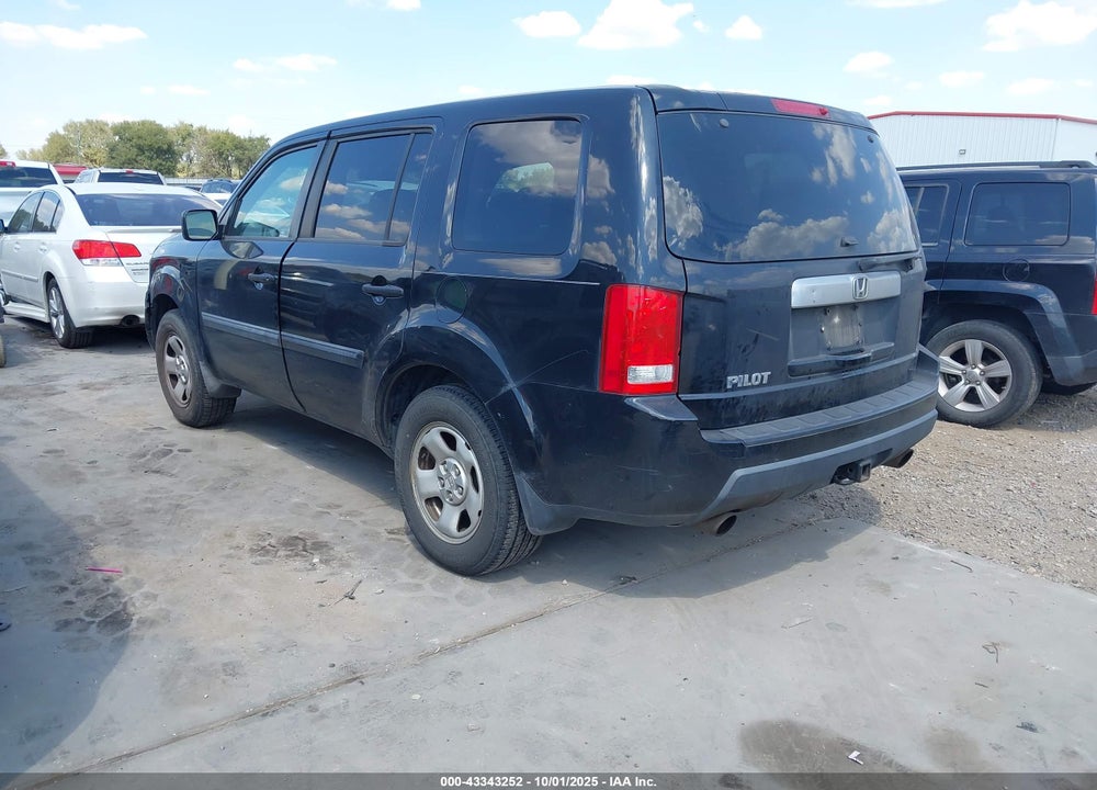 2009 HONDA PILOT VIN: 5FNYF382X9B004502