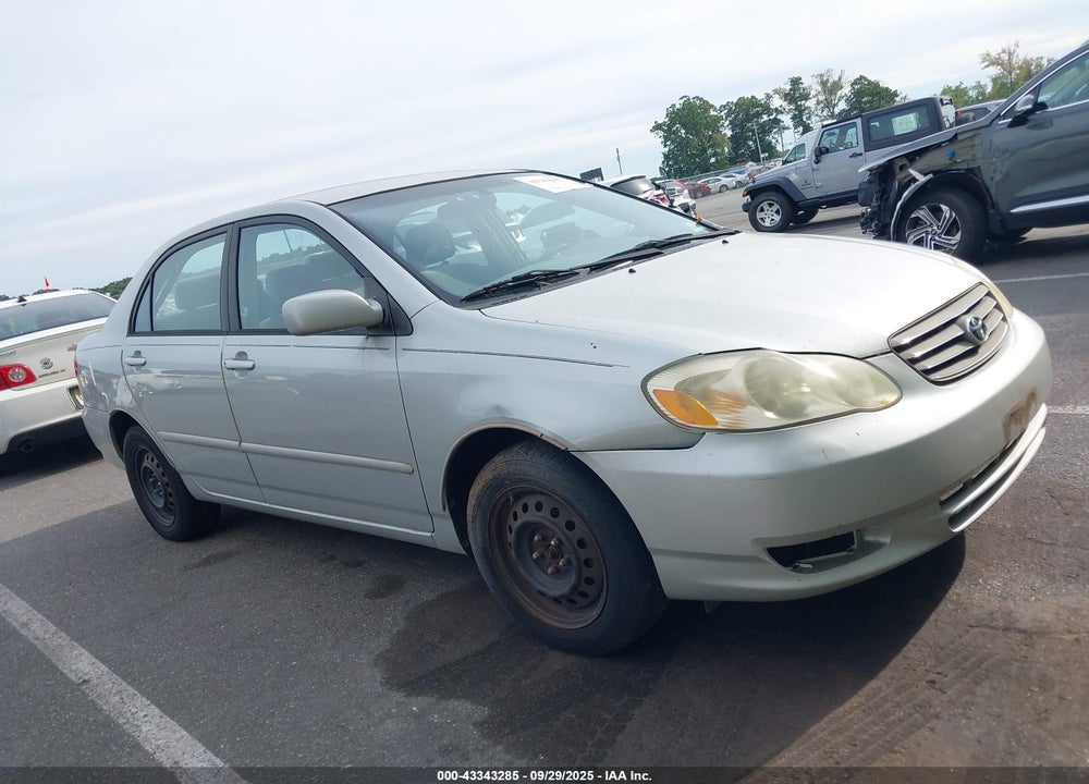 2004 TOYOTA COROLLA LE VIN: 2T1BR32E94C302309