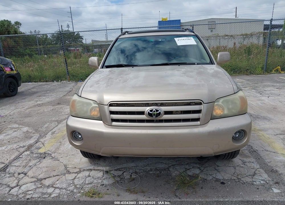 2006 TOYOTA HIGHLANDER VIN: JTEDP21A460098874