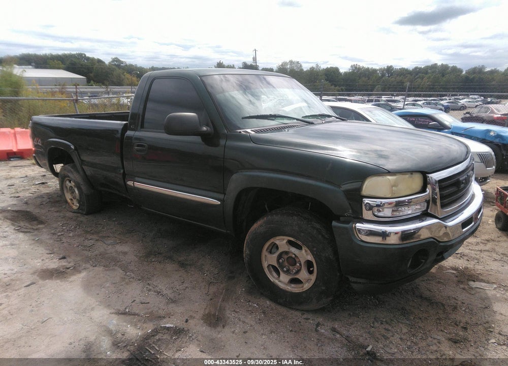 2005 GMC SIERRA 1500 SLE VIN: 1GTEK14V85Z340026