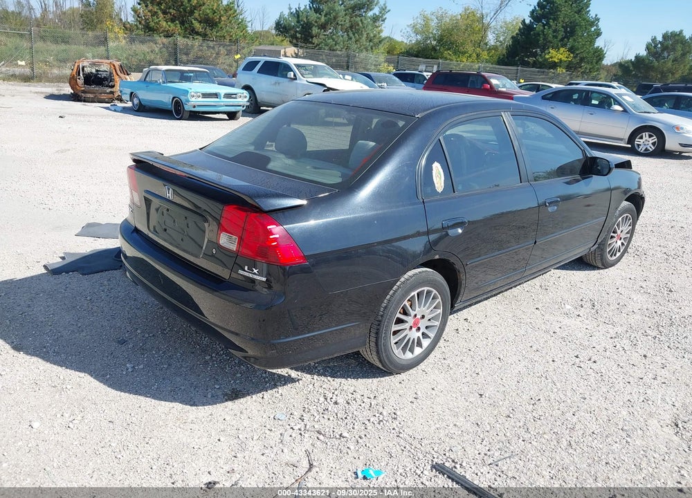 2005 HONDA CIVIC LX VIN: 2HGES16535H628759