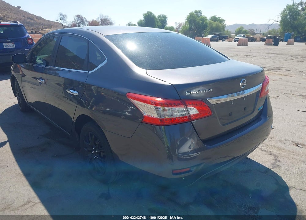 2014 NISSAN SENTRA S VIN: 3N1AB7AP9EY246919
