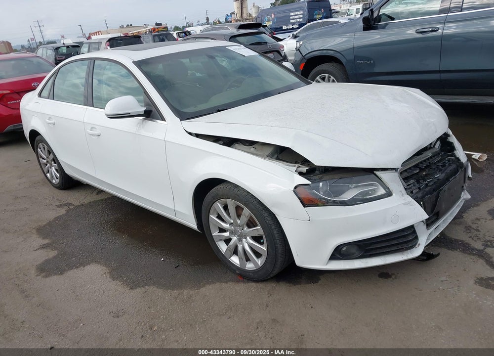 2009 AUDI A4 3.2 PREMIUM PLUS VIN: WAULK78K49N033845