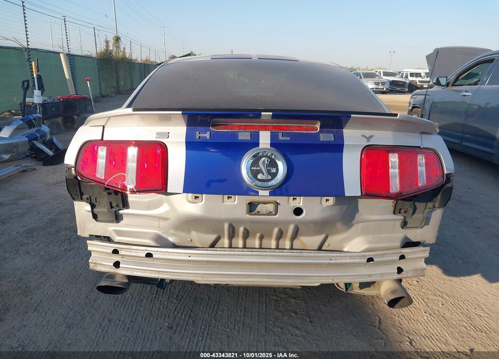 2012 FORD SHELBY GT500 VIN: 1ZVBP8JS3C5232146