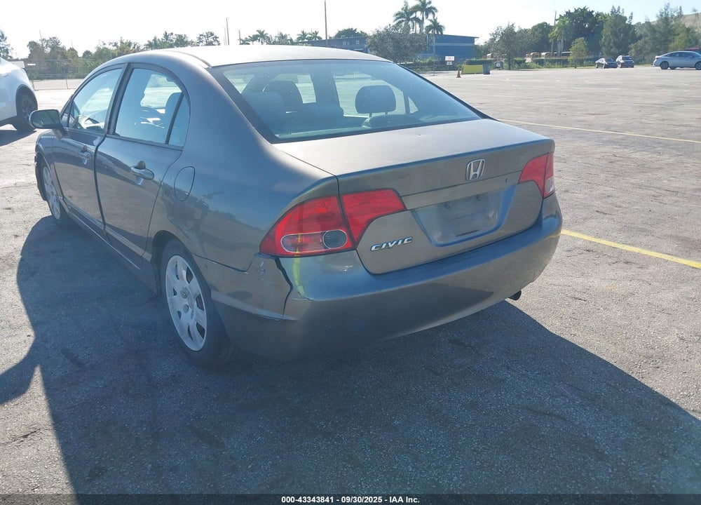 2007 HONDA CIVIC LX VIN: 1HGFA15597L131004