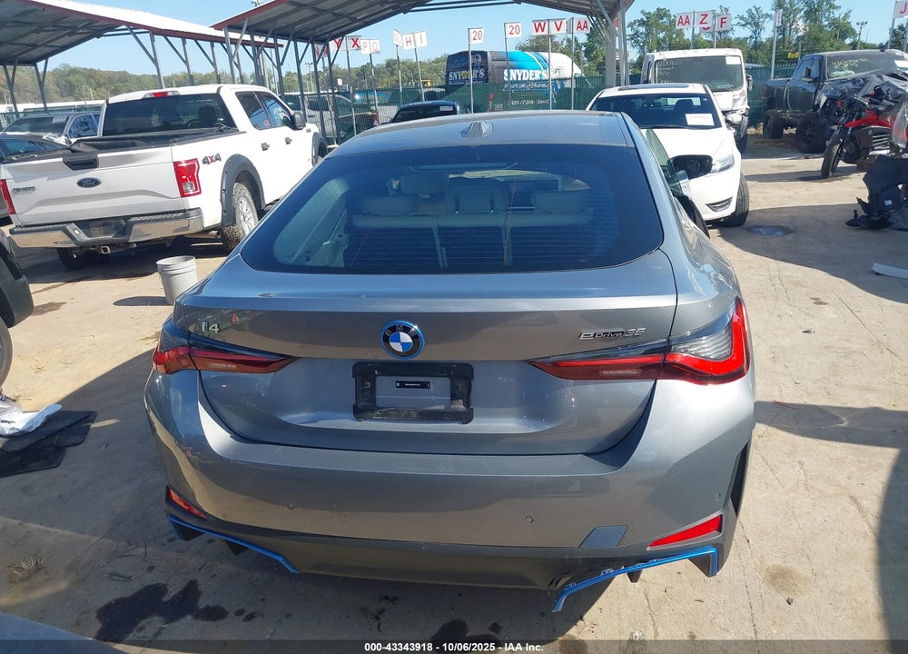 2023 BMW I4 EDRIVE35 VIN: WBY43AW02PFR41512