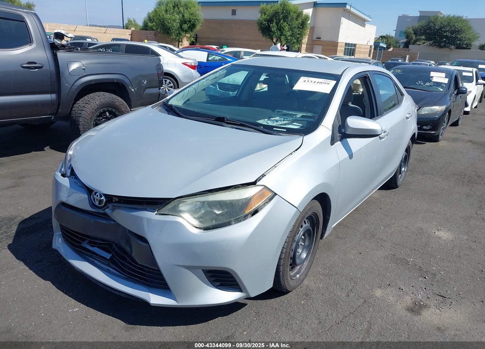 2015 TOYOTA COROLLA LE VIN: 2T1BURHE2FC319108