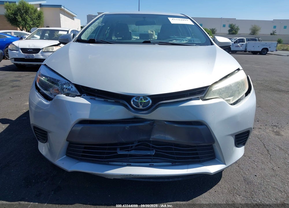 2015 TOYOTA COROLLA LE VIN: 2T1BURHE2FC319108