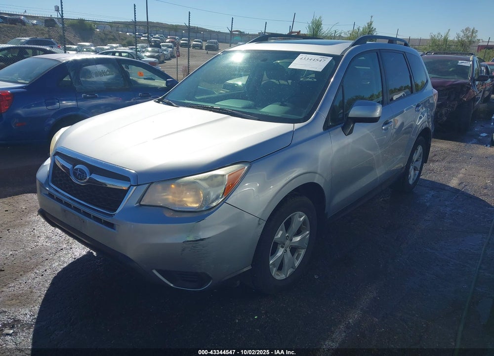 2015 SUBARU FORESTER 2.5I PREMIUM VIN: JF2SJADC1FH542252