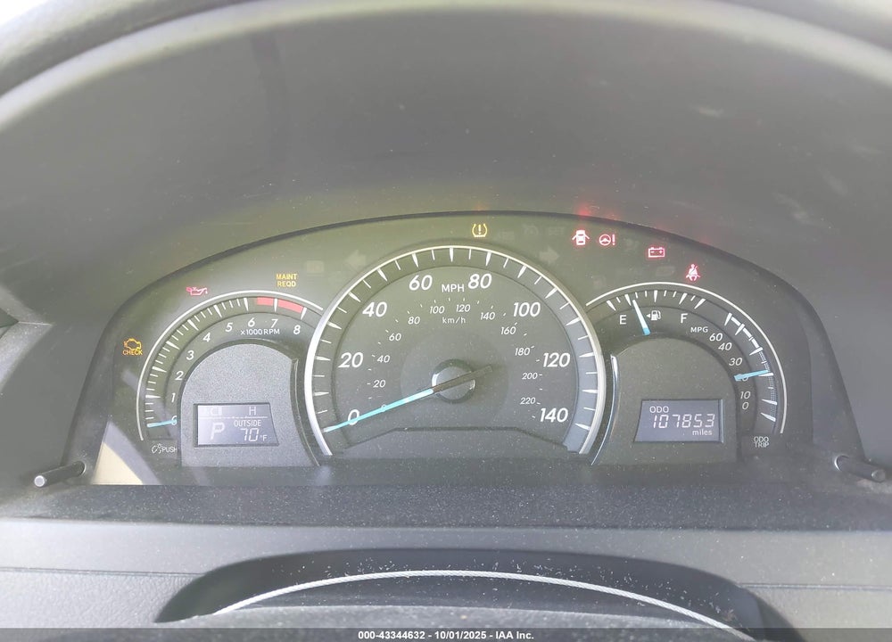 2012 TOYOTA CAMRY VIN: 4T4BF1FK9CR178140