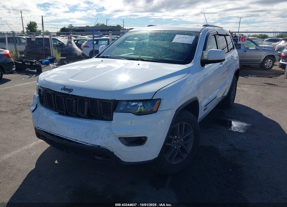 2016 JEEP GRAND CHEROKEE 75TH ANNIVERSARY VIN: 1C4RJEAG8GC472887