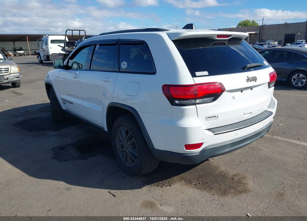 2016 JEEP GRAND CHEROKEE 75TH ANNIVERSARY VIN: 1C4RJEAG8GC472887