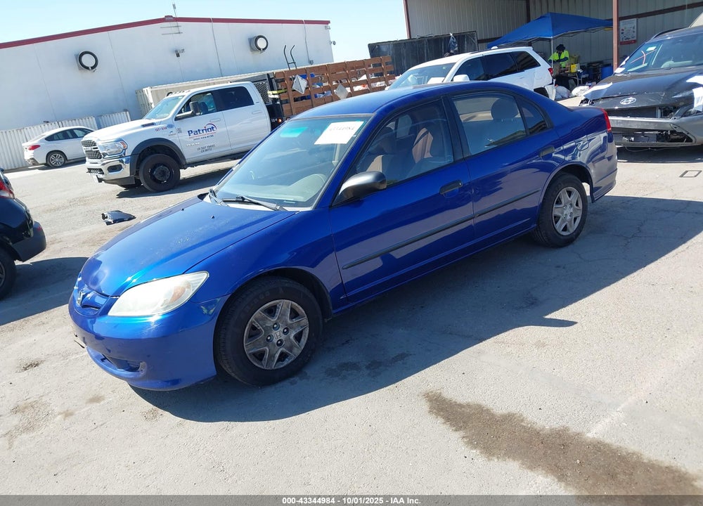 2005 HONDA CIVIC VP VIN: 1HGES16355L019271