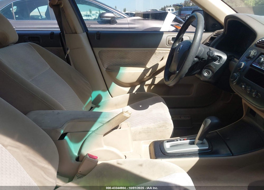 2005 HONDA CIVIC VP VIN: 1HGES16355L019271