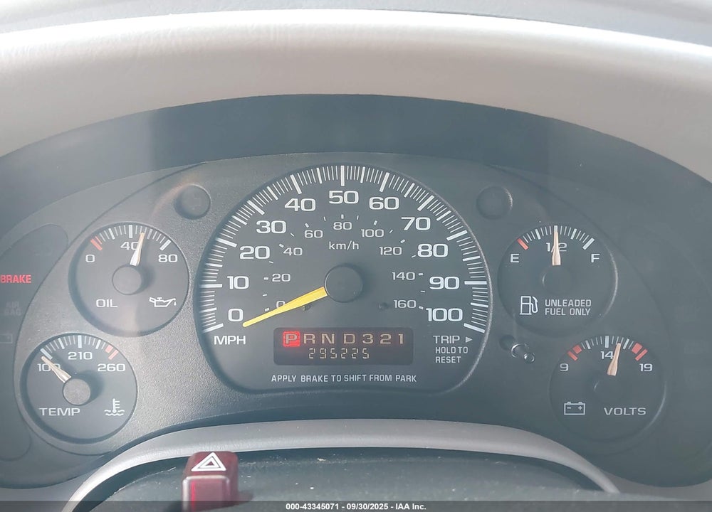 1997 GMC SAFARI SLX VIN: 1GKEL19W9VB536133