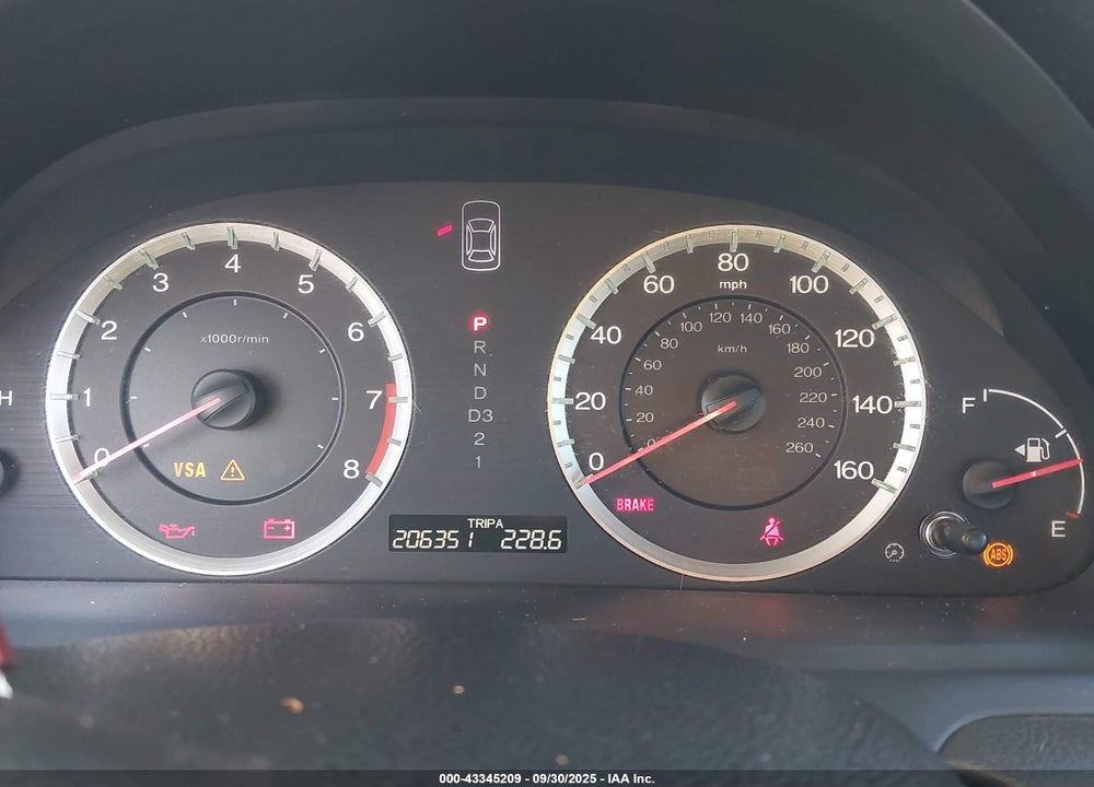 2009 HONDA ACCORD 3.5 EX-L VIN: 1HGCP36839A008397