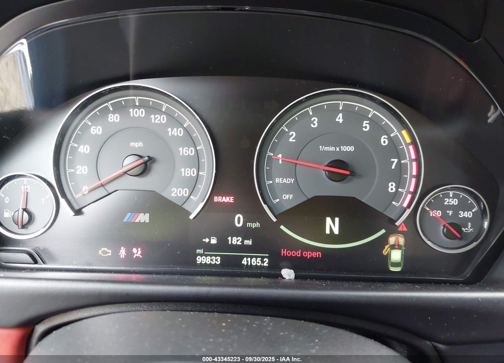 2015 BMW M3 VIN: WBS3C9C52FP803854
