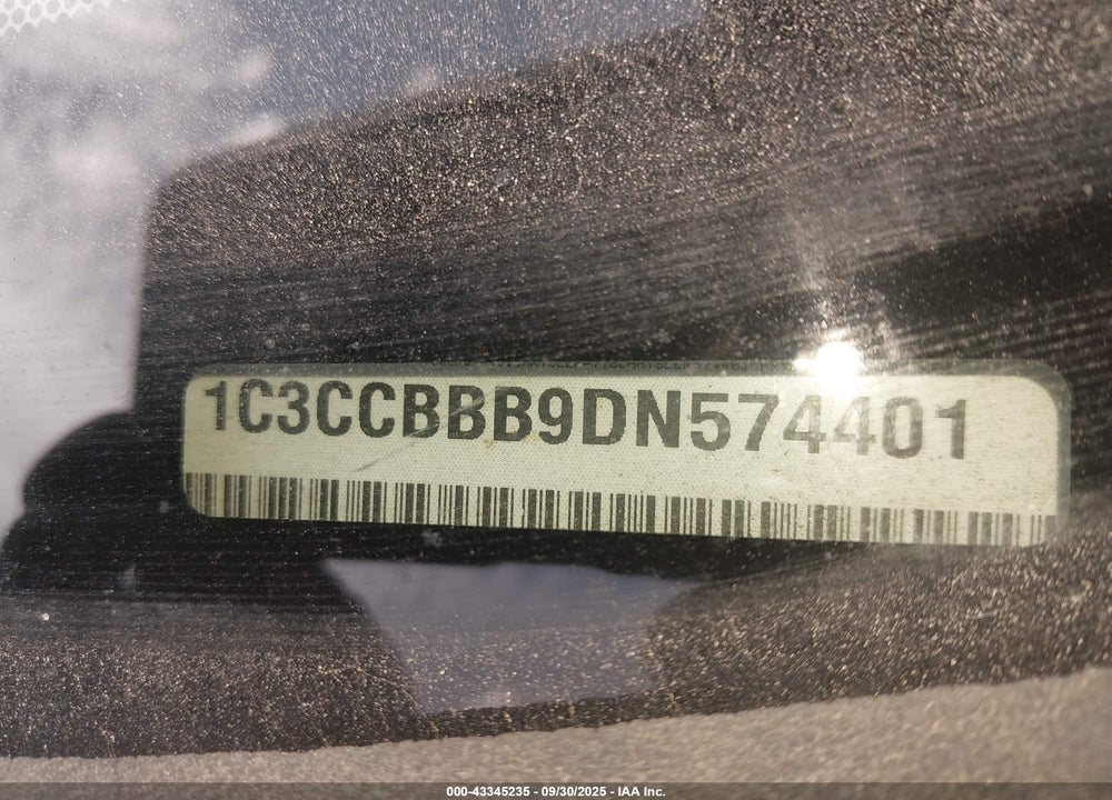2013 CHRYSLER 200 VIN: 1C3CCBBB9DN574401
