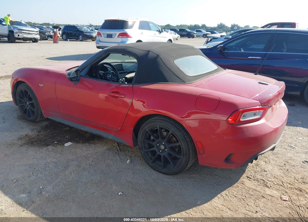 2017 FIAT 124 SPIDER ELABORAZIONE ABARTH VIN: JC1NFAEK4H0124138