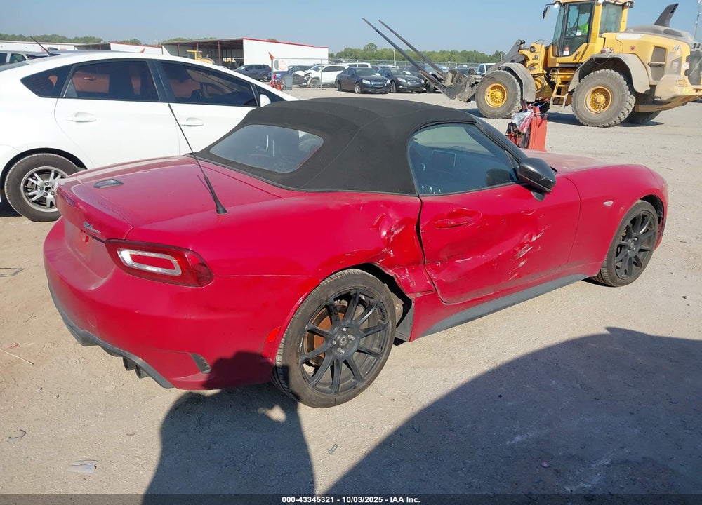 2017 FIAT 124 SPIDER ELABORAZIONE ABARTH VIN: JC1NFAEK4H0124138