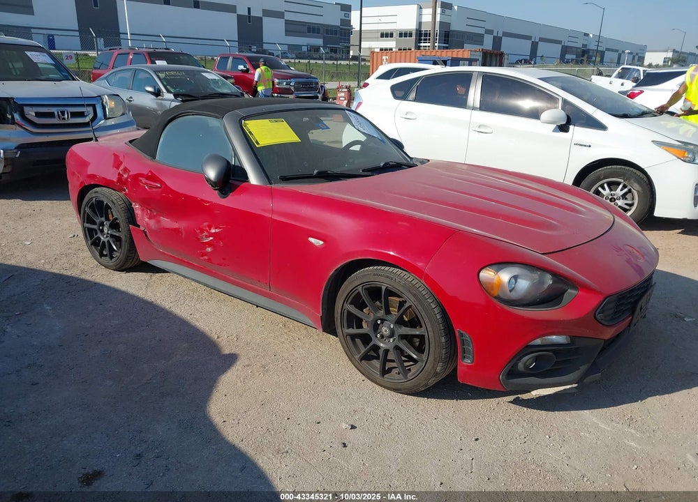 2017 FIAT 124 SPIDER ELABORAZIONE ABARTH VIN: JC1NFAEK4H0124138