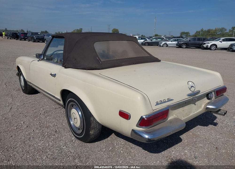 1965 MERCEDES SL VIN: 00011304210010571