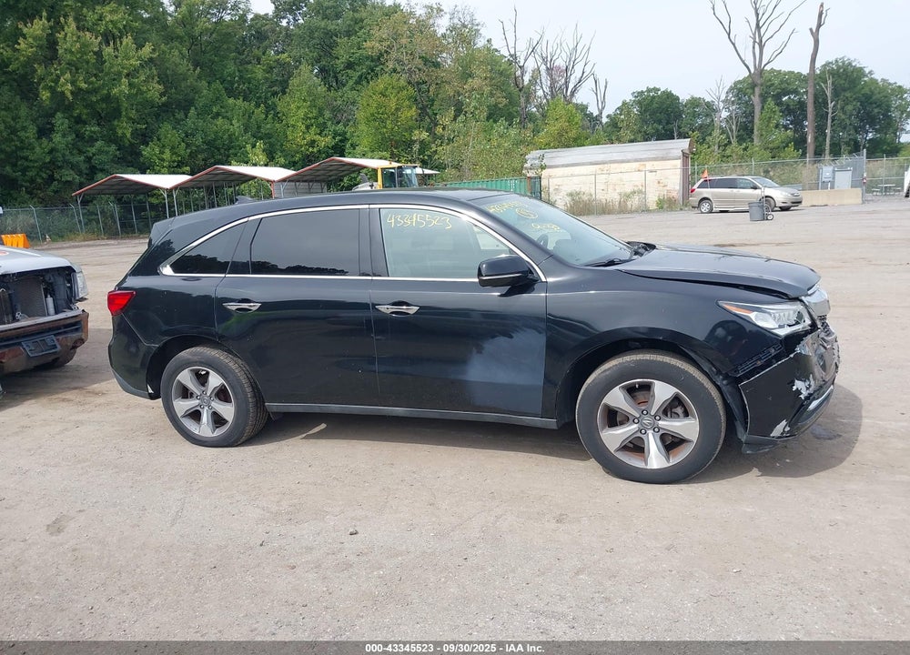 2014 ACURA MDX VIN: 5FRYD4H25EB031997