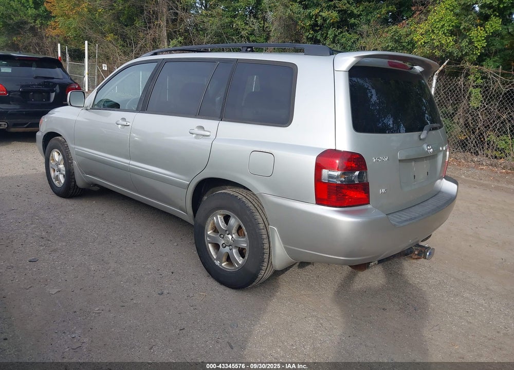 2007 TOYOTA HIGHLANDER V6 VIN: JTEGP21AX70132671