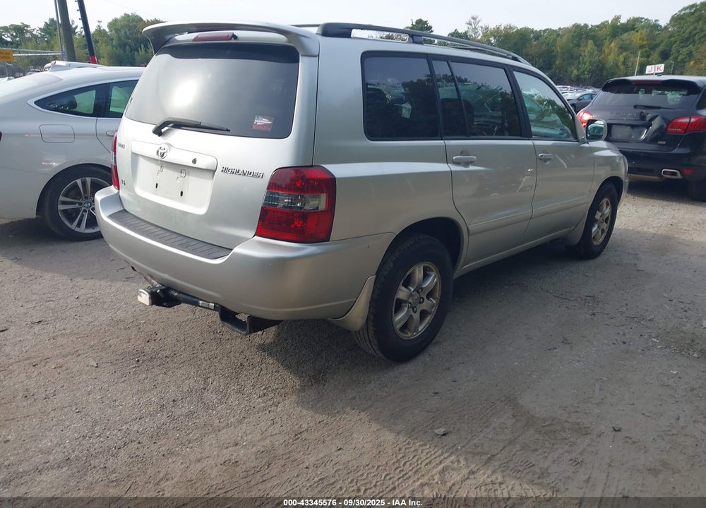 2007 TOYOTA HIGHLANDER V6 VIN: JTEGP21AX70132671