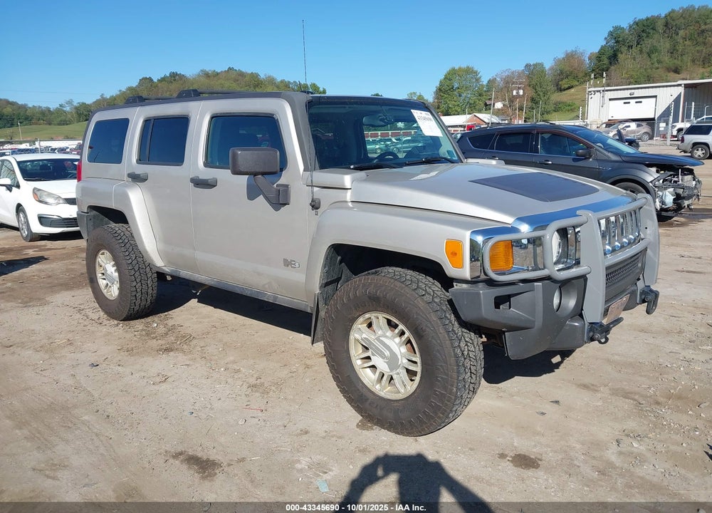 2007 HUMMER H3 SUV VIN: 5GTDN13E678212437