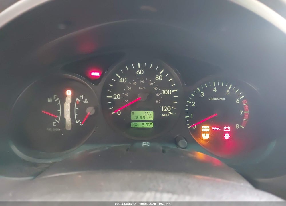 2004 SUBARU FORESTER 2.5XS VIN: JF1SG65604H702031