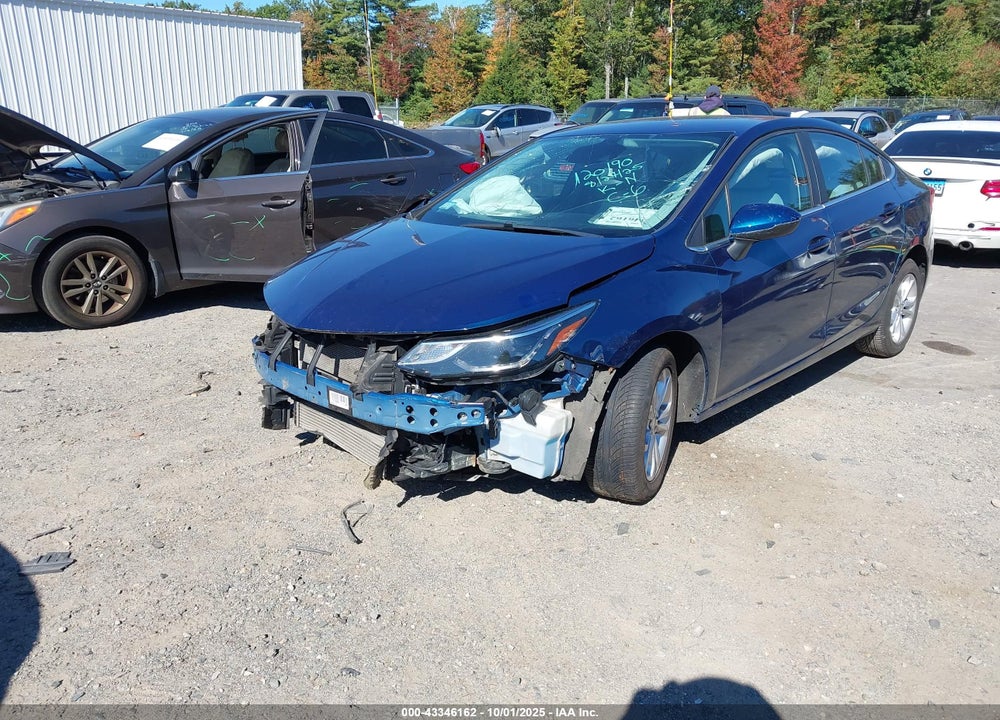 2019 CHEVROLET CRUZE LT VIN: 1G1BE5SMXK7124626