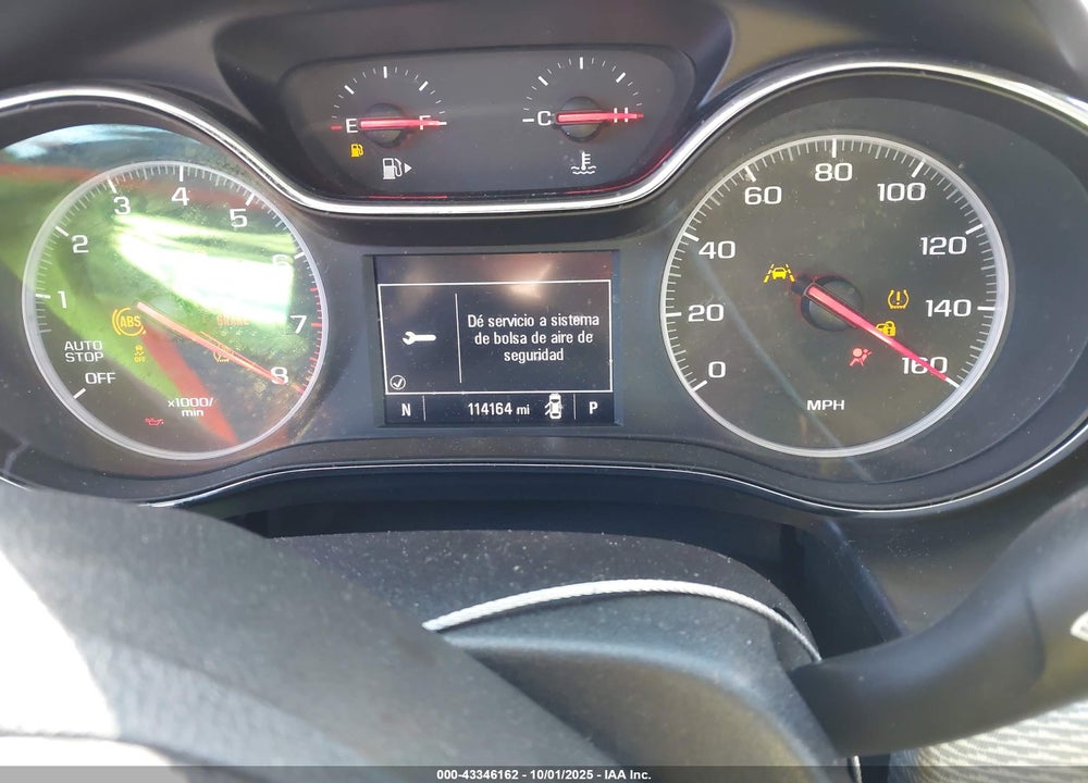 2019 CHEVROLET CRUZE LT VIN: 1G1BE5SMXK7124626