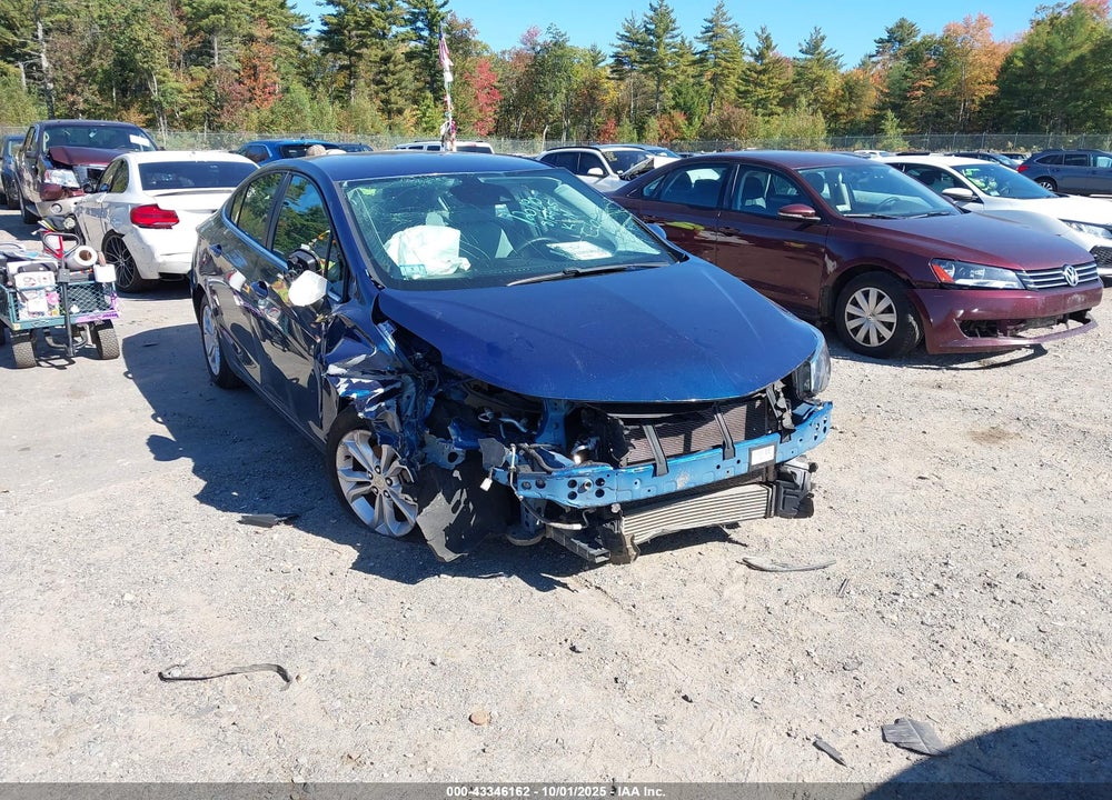 2019 CHEVROLET CRUZE LT VIN: 1G1BE5SMXK7124626