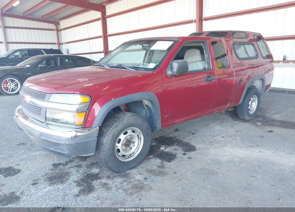 2005 CHEVROLET COLORADO VIN: 1GCDT198X58185237