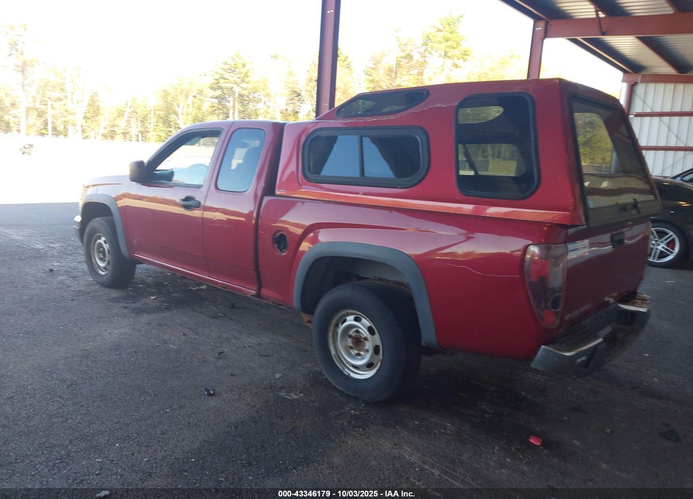 2005 CHEVROLET COLORADO VIN: 1GCDT198X58185237