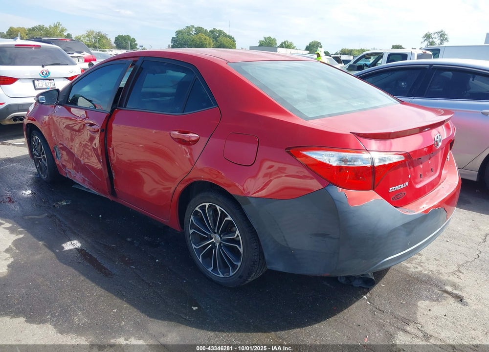 2014 TOYOTA COROLLA S PLUS VIN: 2T1BURHE8EC121910