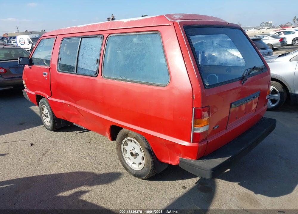 1984 TOYOTA VAN WAGON DELUXE VIN: JT3YR22V0E5025069