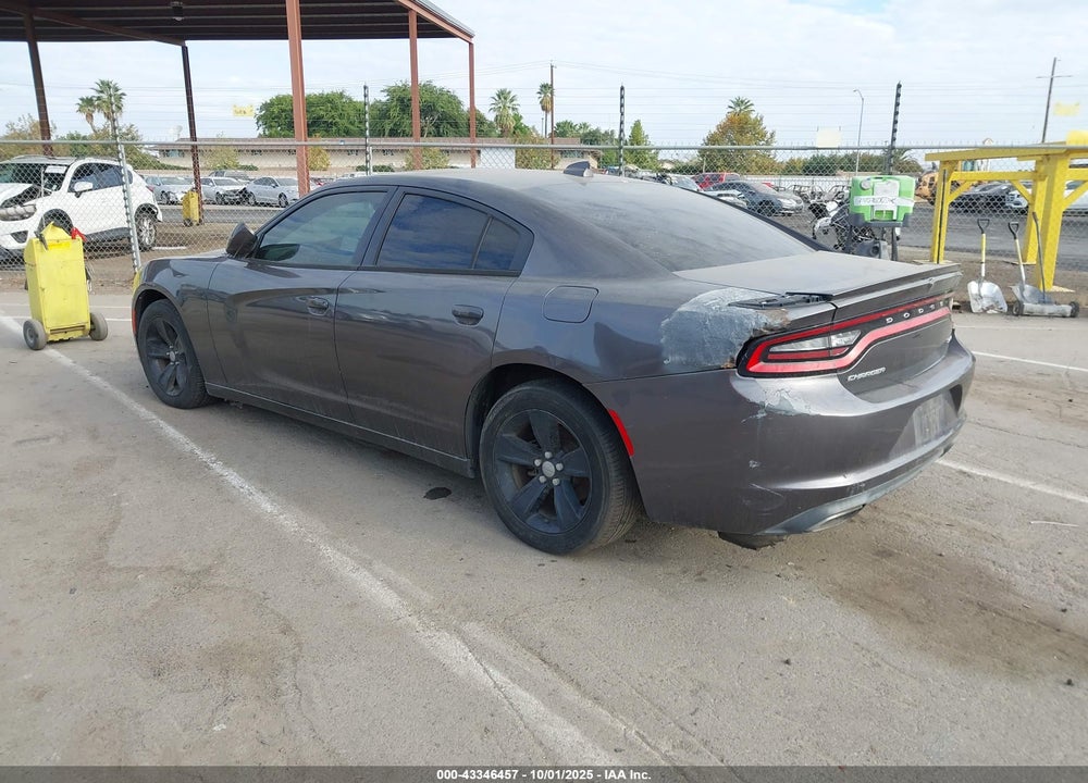 2015 DODGE CHARGER SXT VIN: 2C3CDXHG3FH770651