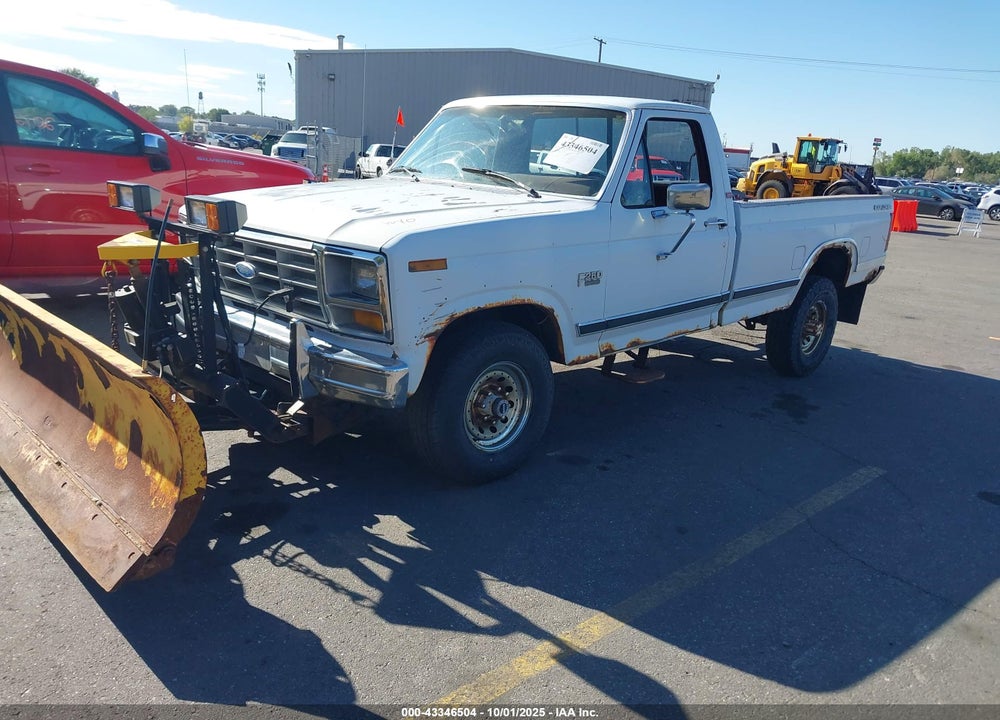 1986 FORD F250 VIN: 2FTHF26L5GCB19518