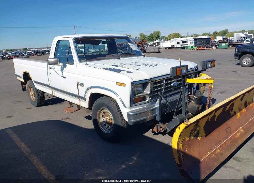 1986 FORD F250 VIN: 2FTHF26L5GCB19518