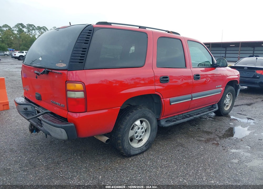 2003 CHEVROLET TAHOE VIN: 1GNEC13ZX3R198395