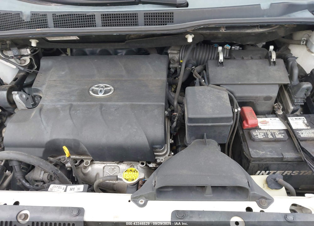2012 TOYOTA SIENNA LE V6 8 PASSENGER VIN: 5TDKK3DC3CS276117