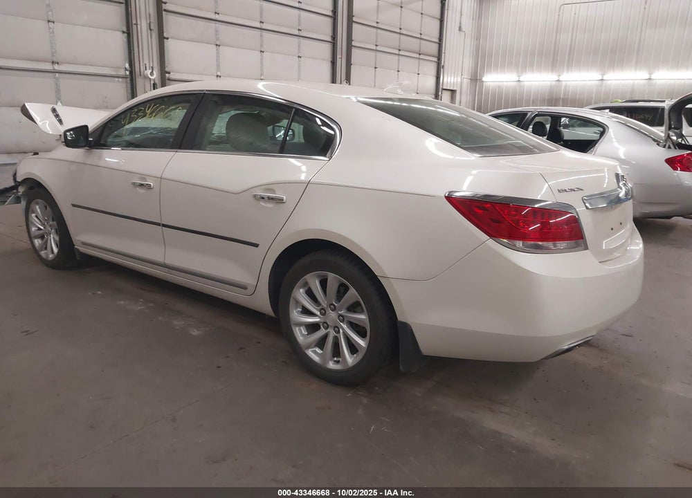 2012 BUICK LACROSSE VIN: 1G4GC5E31CF373566