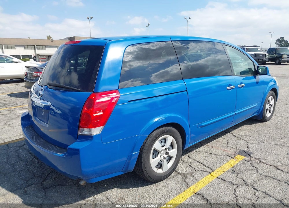 2007 NISSAN QUEST 3.5 VIN: 5N1BV28U27N108478