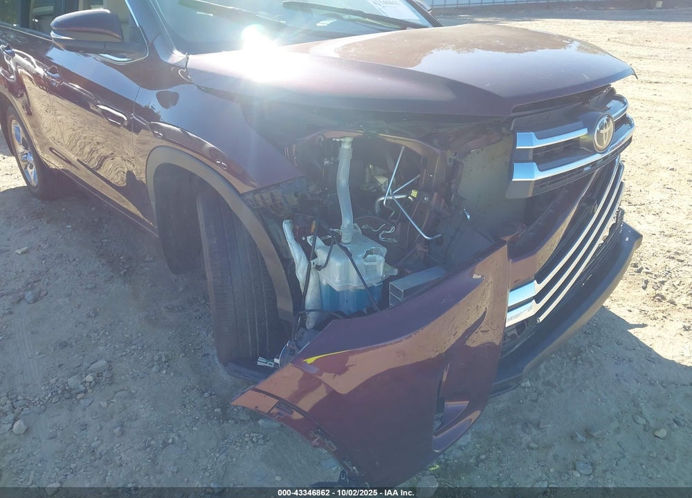 2019 TOYOTA HIGHLANDER LIMITED/PLATINUM VIN: 5TDYZRFH1KS345547